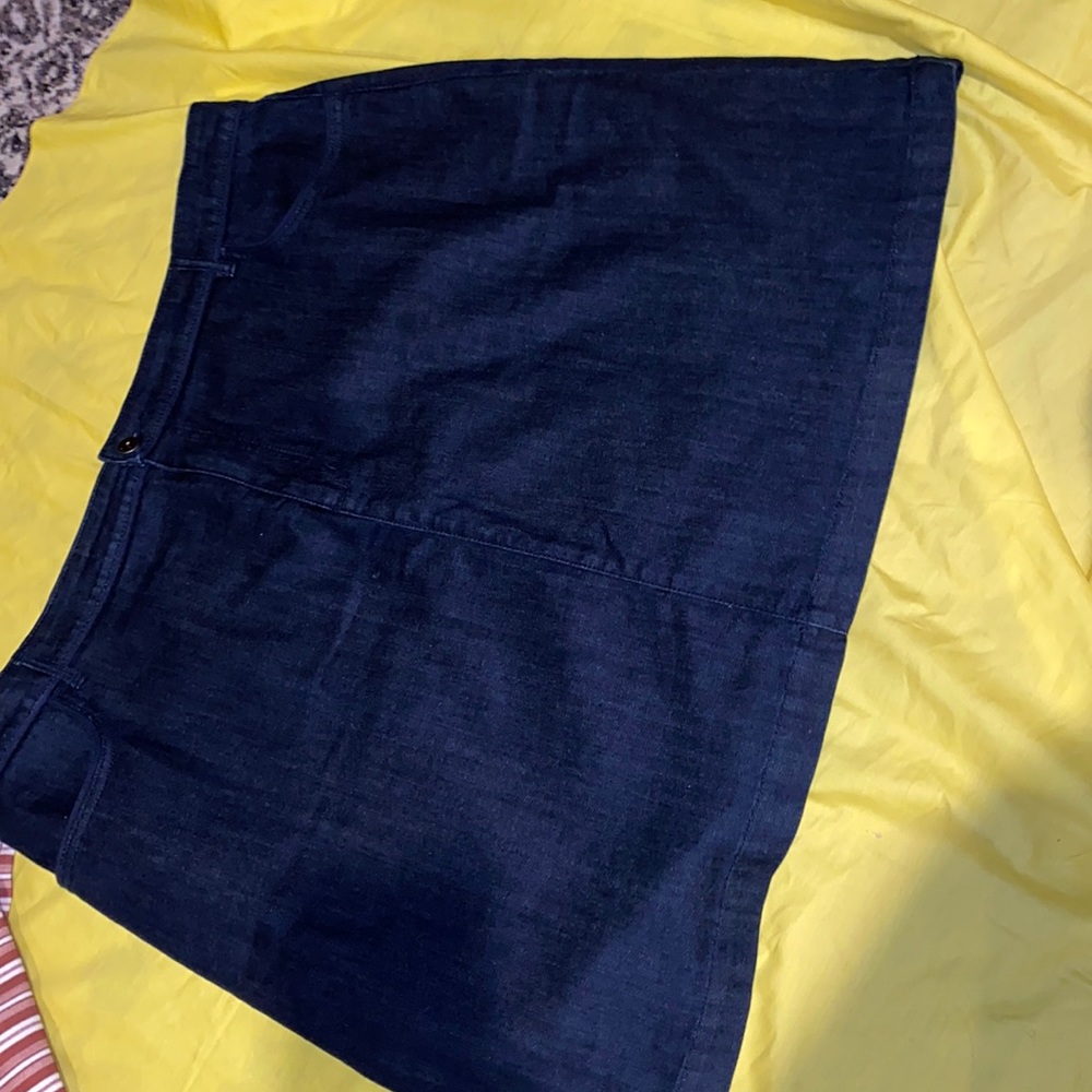 Isaac Mizhari jeans plus size skirt size24w NWOT